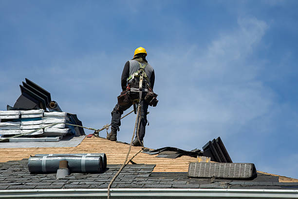 Professional Roofing technician working in Morris Plains, NJ
